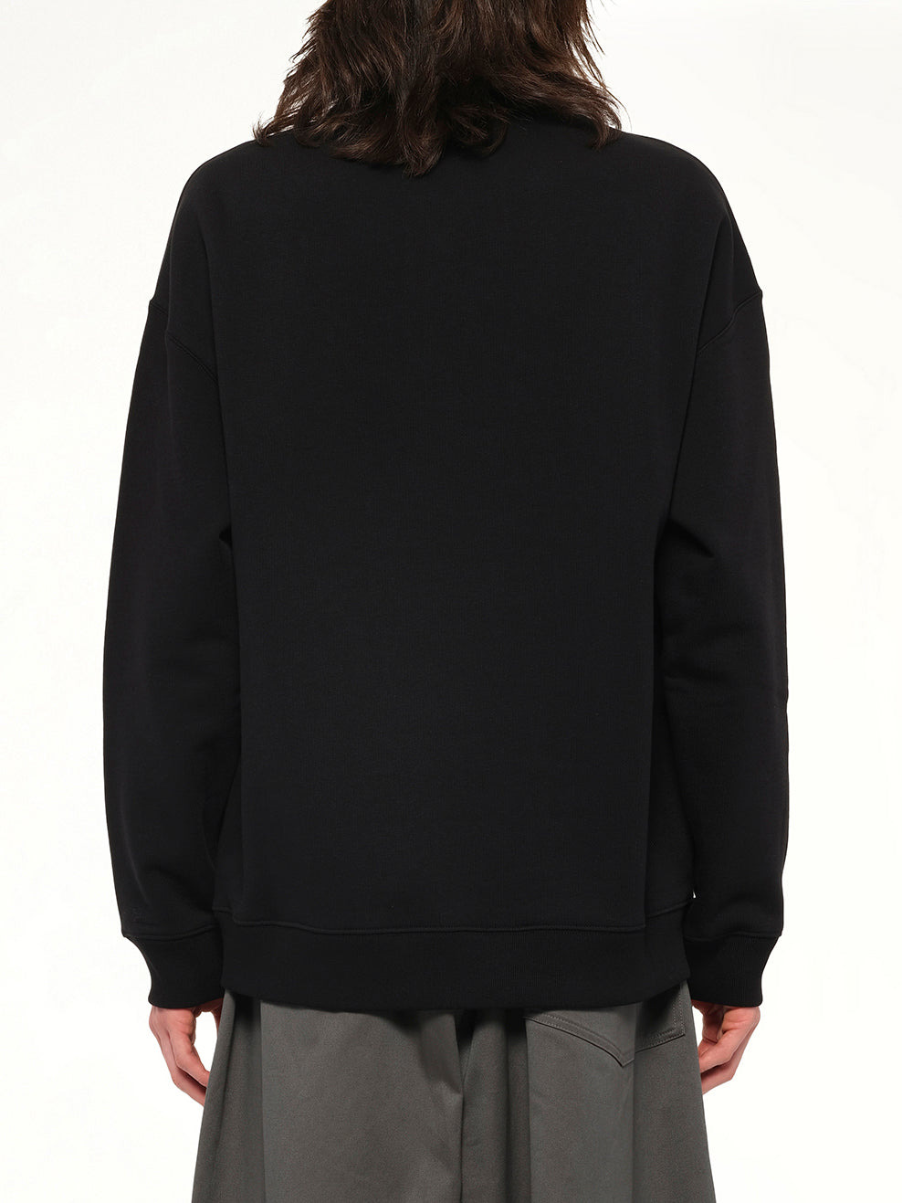 Regular Fit Sweatshirt in Black - 5