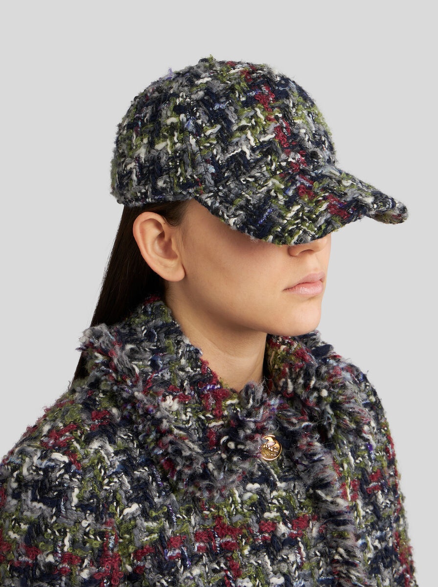 BOUCLÉ BASEBALL CAP - 2