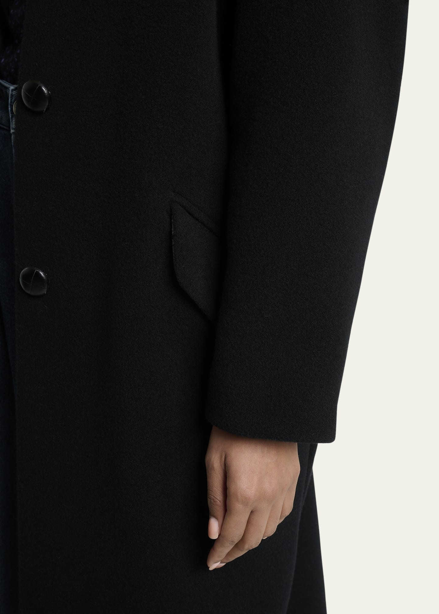 Florane Structured Wool Coat - 5