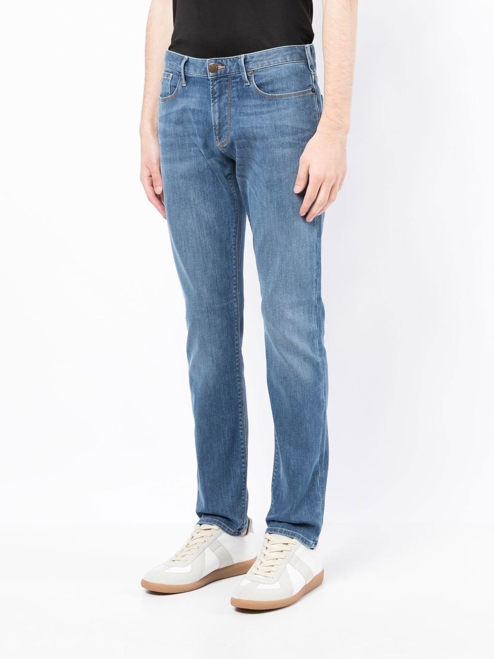 slim-cut denim jeans - 3