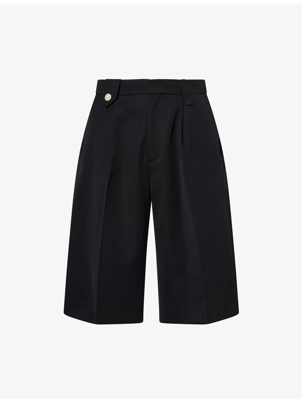 Daisy Wide-Leg Woven Shorts - 1