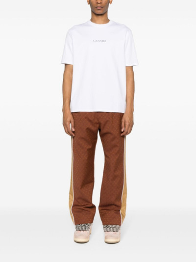 Lanvin logo-embroidered cotton T-shirt outlook