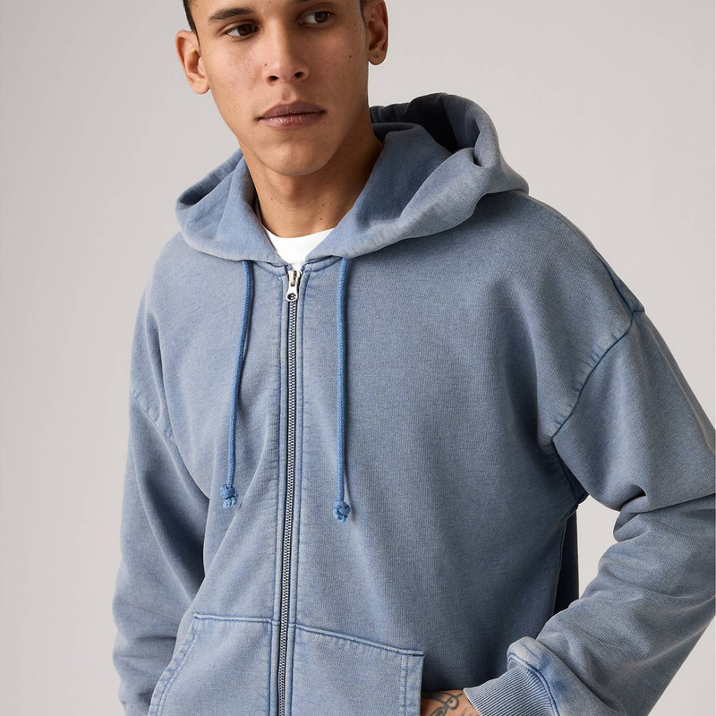 GRUNGE WASH ARCATA LINED FULL ZIP SWEATSHIRT 5