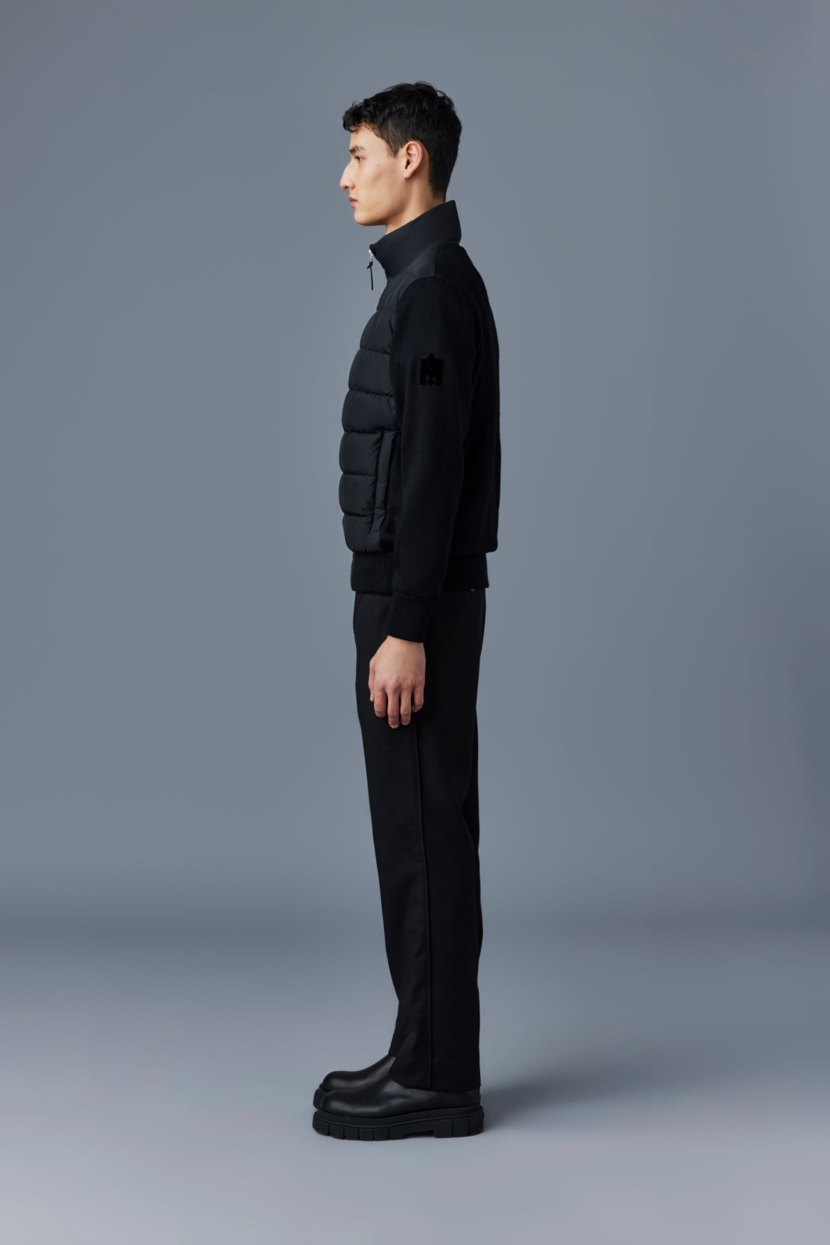 HANEY hybrid light down sweater - 3
