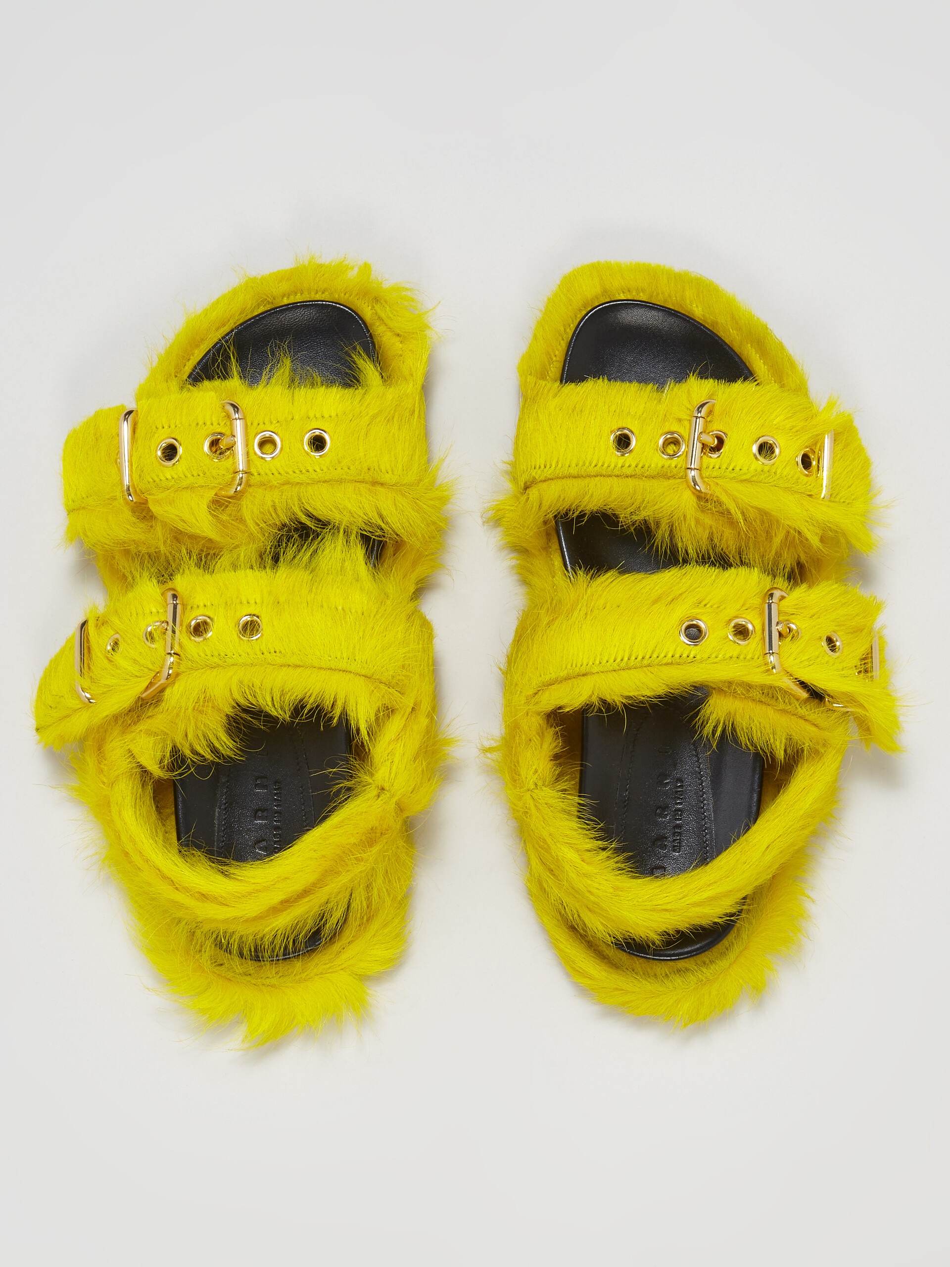 YELLOW FUSSBETT IN LONG CALF HAIR - 4