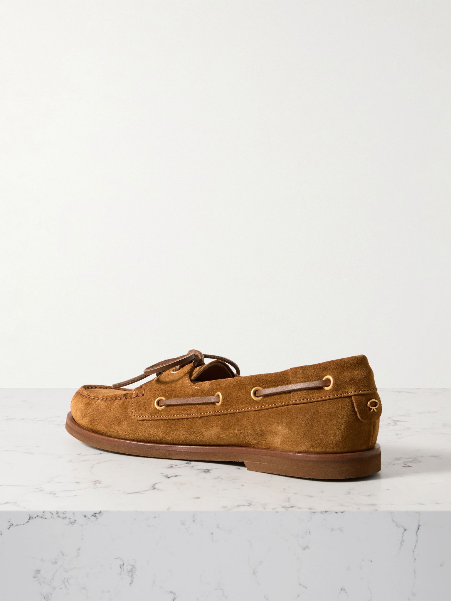 Vandée suede boat shoes Tan - 3