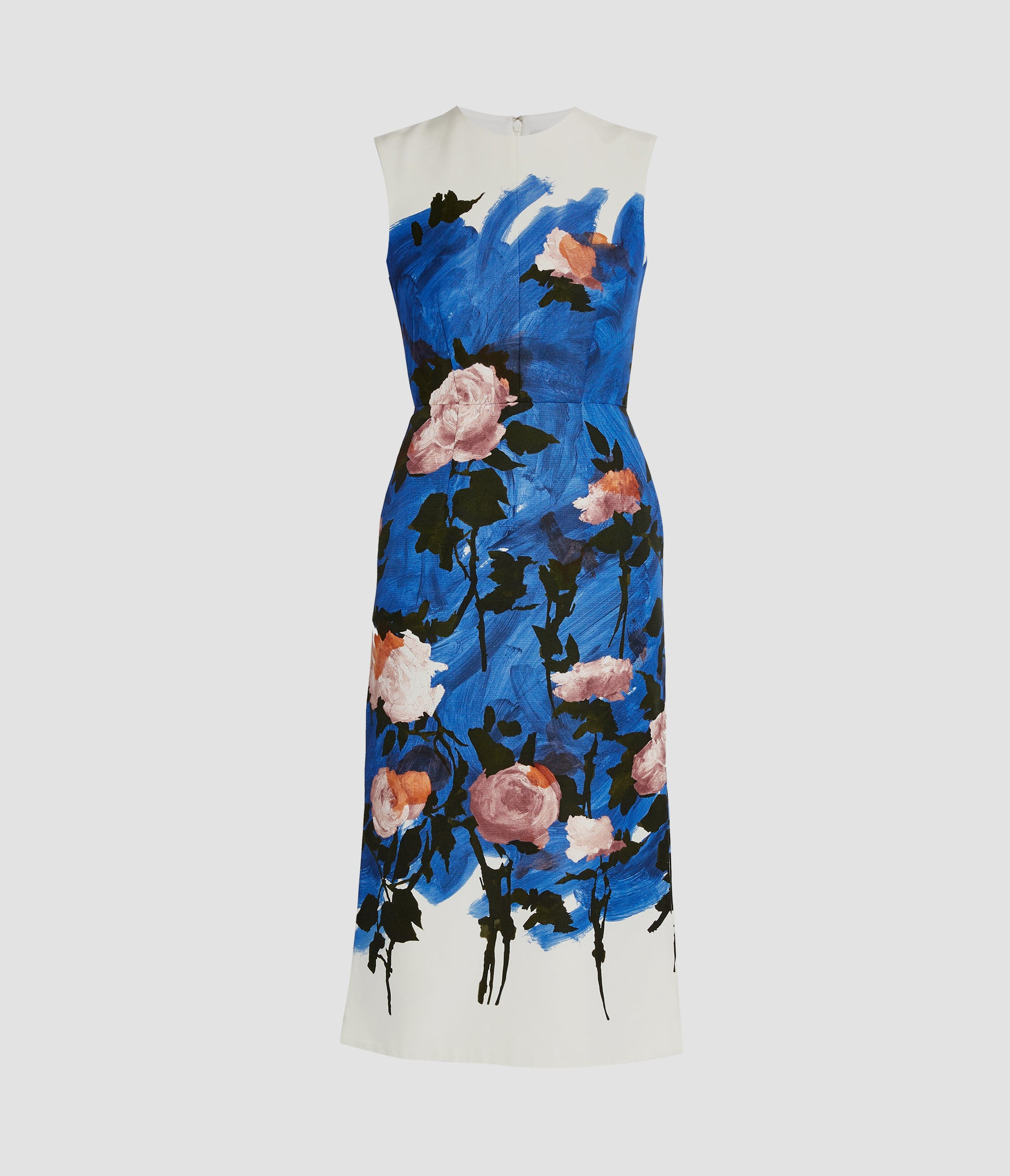 SLEEVELESS PENCIL MIDI DRESS - 2