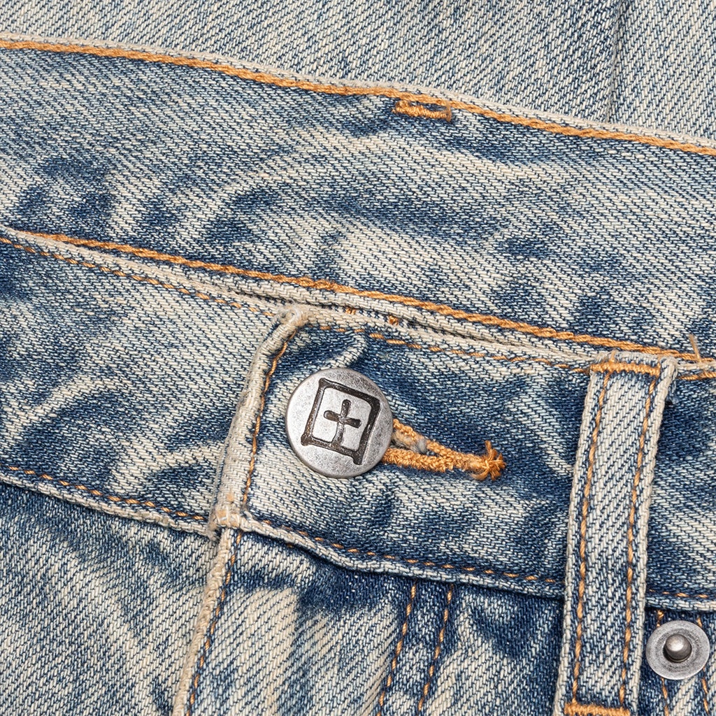 ANTI K STAGELIGHT METALIK PANTS - DENIM - 3