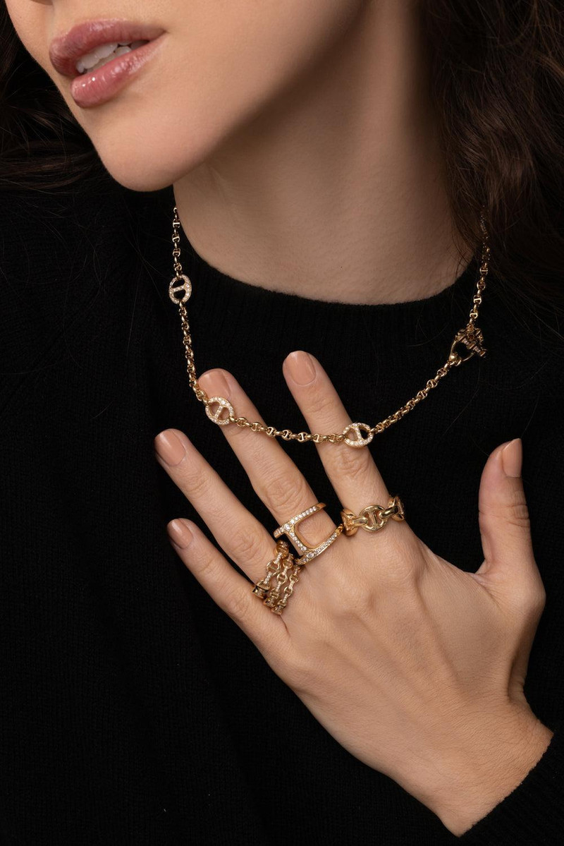 HOORSENBUHS® Micro Open Link Station Necklace outlook