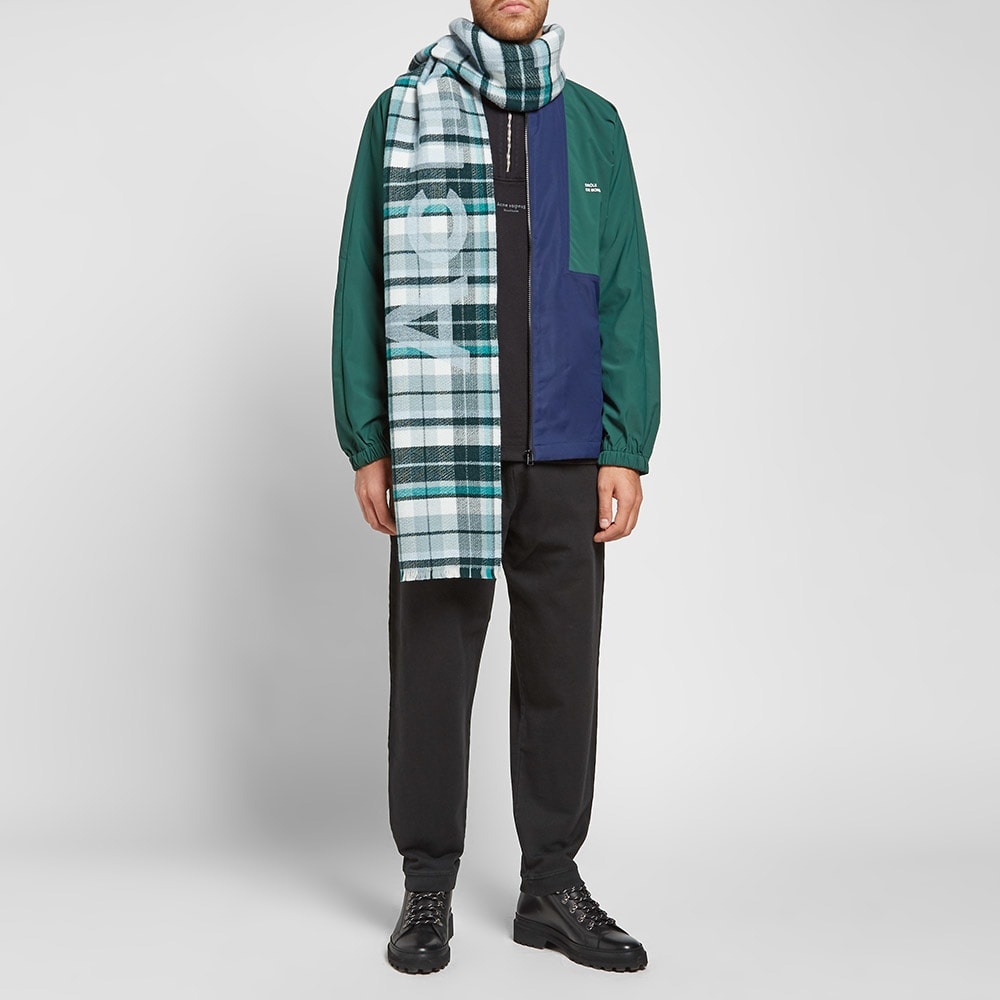 Acne Studios Victoria Check Logo Scarf - 4