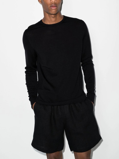 Sunspel crew neck jumper outlook