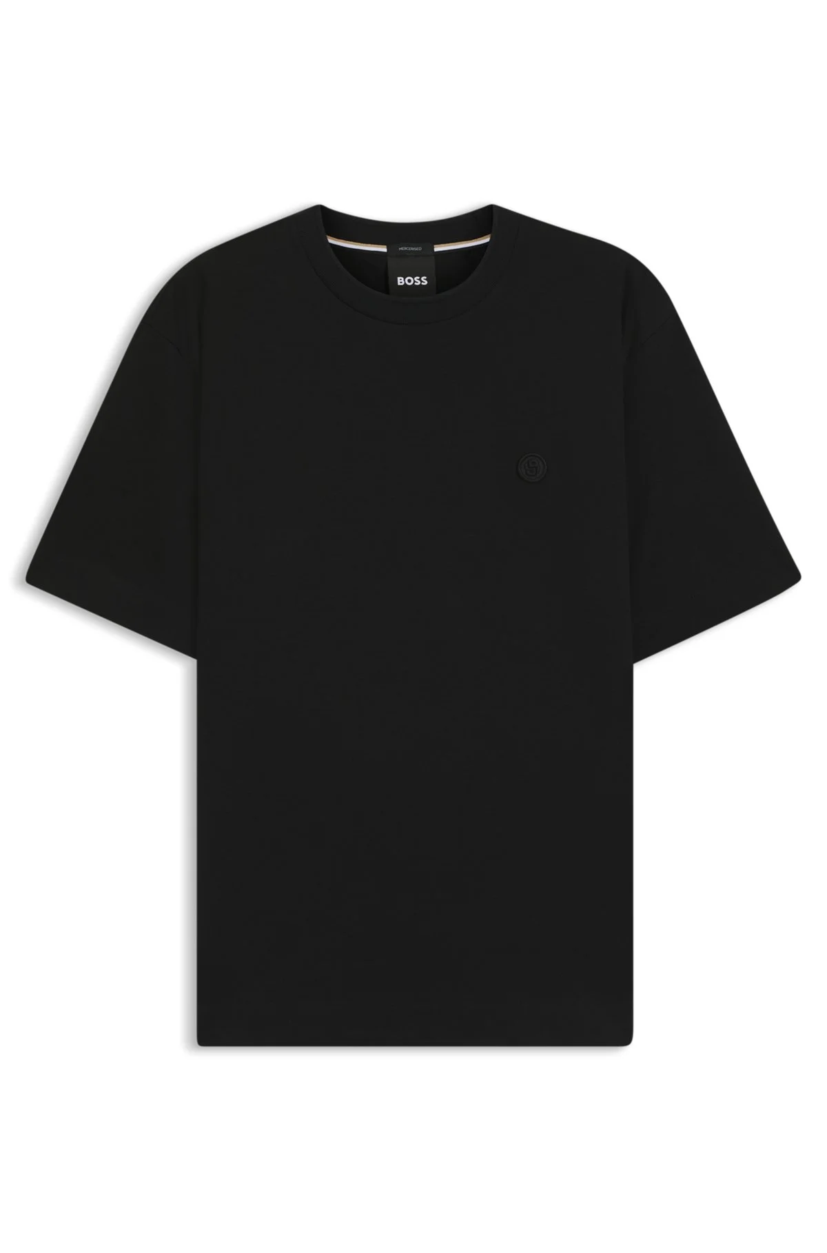 MERCERISED-COTTON T-SHIRT WITH DOUBLE B MONOGRAM - 1