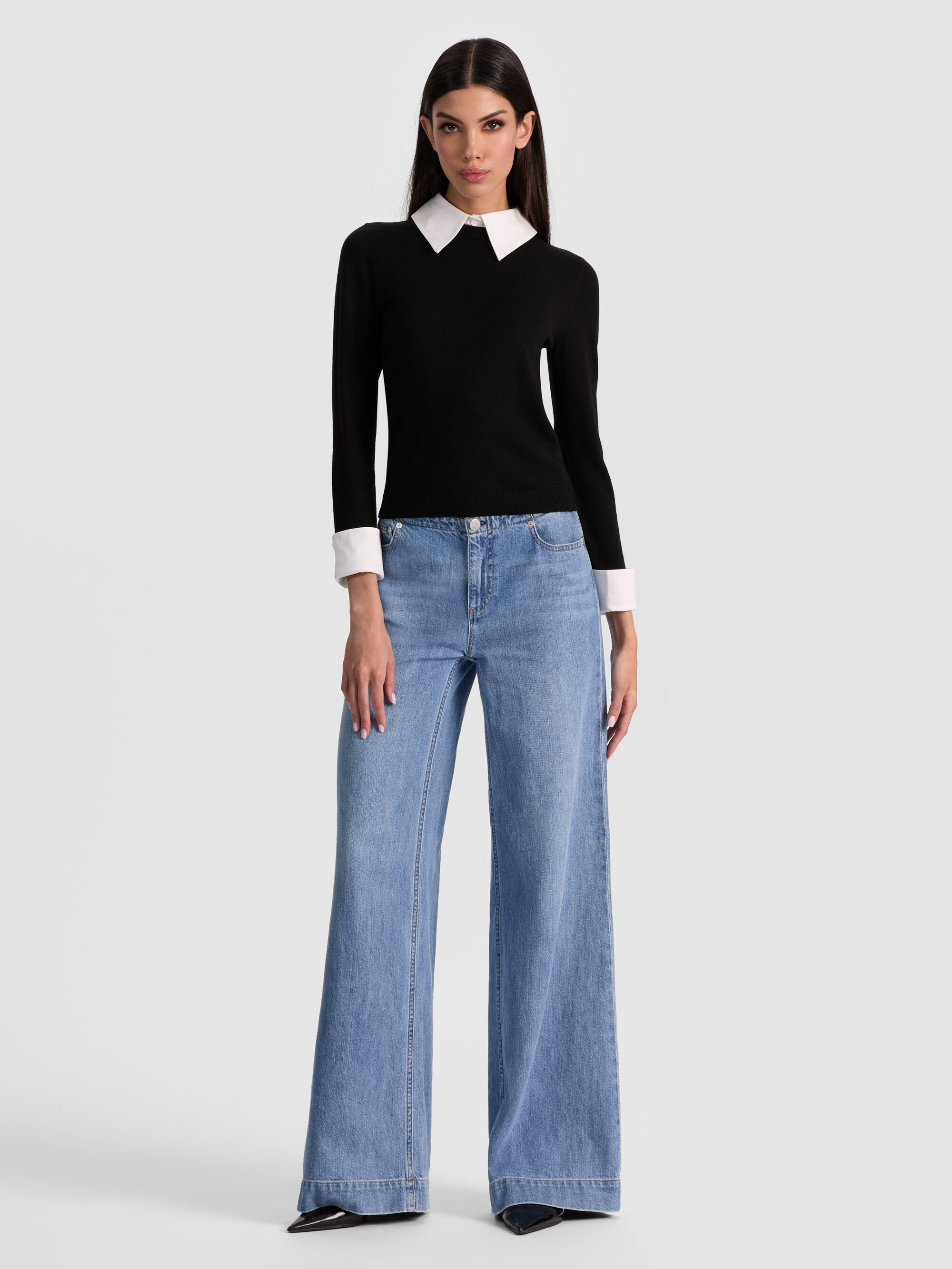 PORLA COLLARED SWEATER - 2