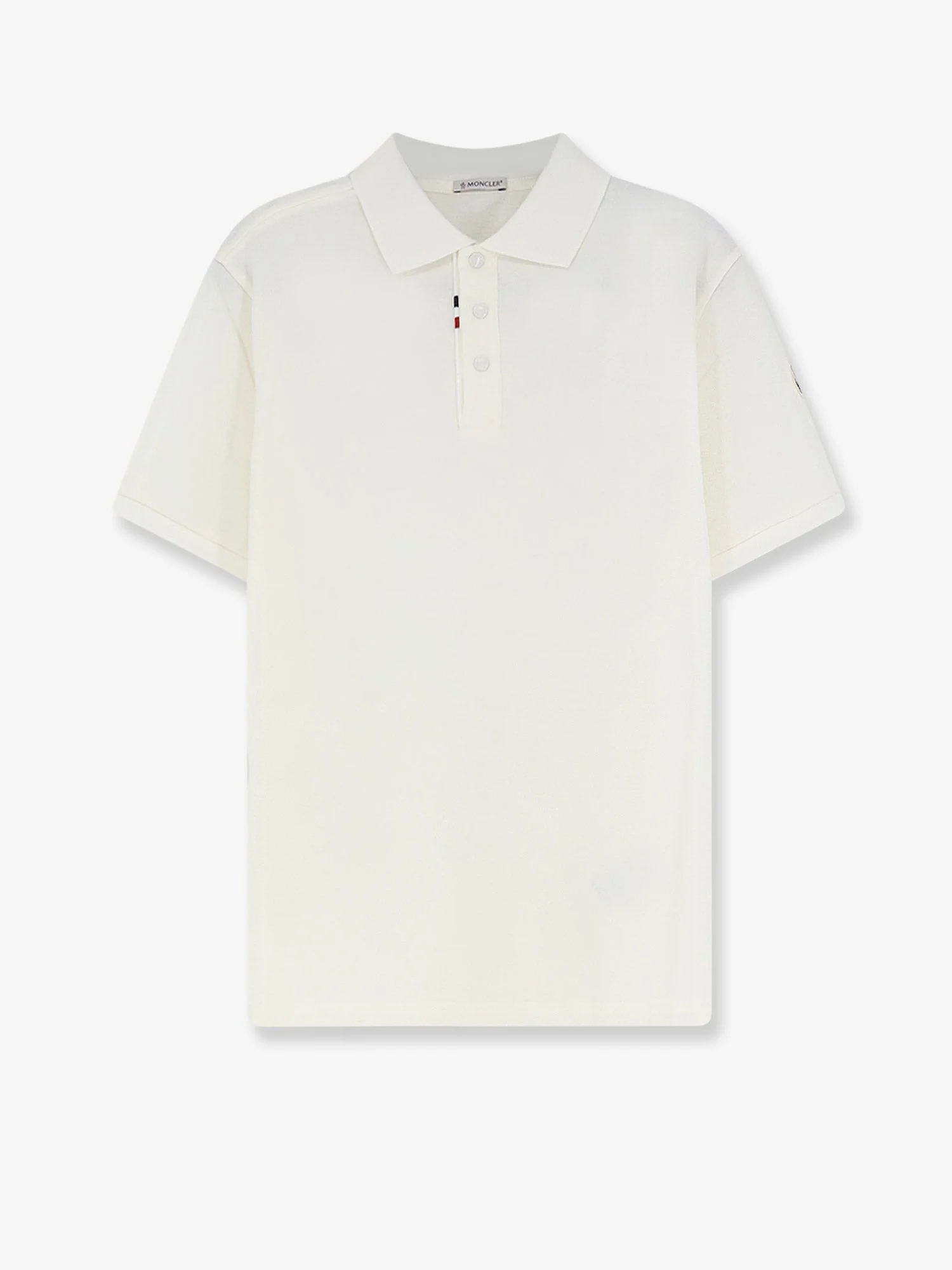 Moncler Cotton Pique Polo Shirt - 1