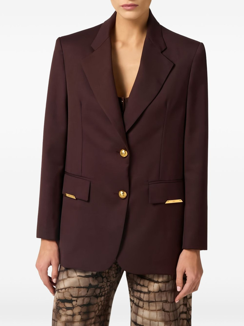 jewel-plaques single-breasted blazer 4