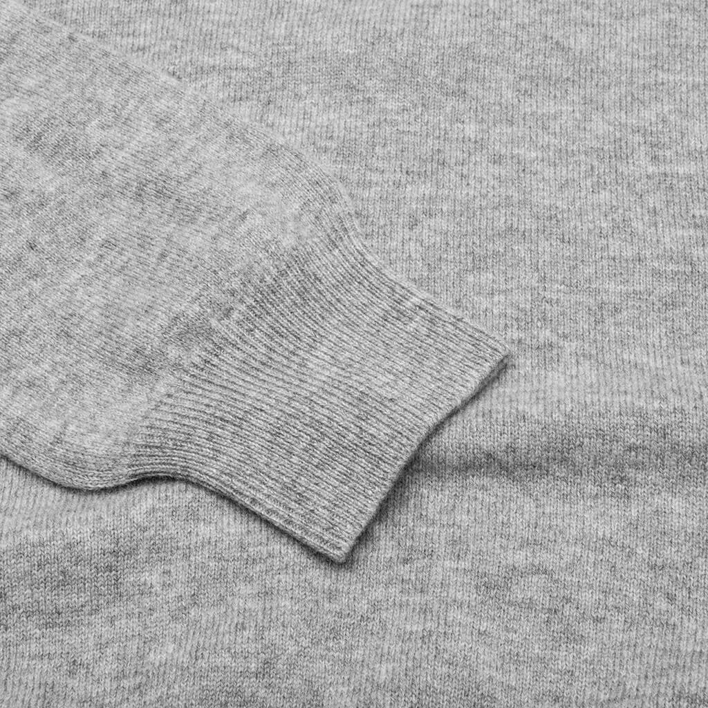COMME DES GARCONS PLAY X THE ARTIST INVADER CARDIGAN - TOP GREY - 5
