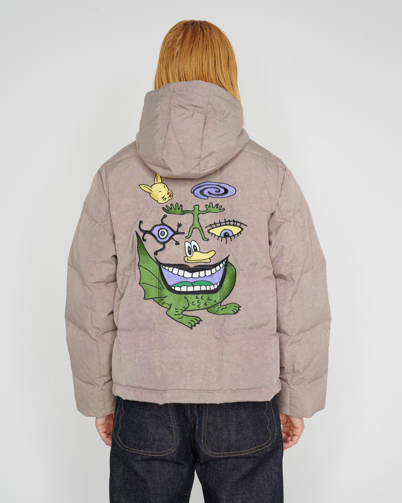 BRAIN DEAD Dimension Puffer Jacket - Tan outlook