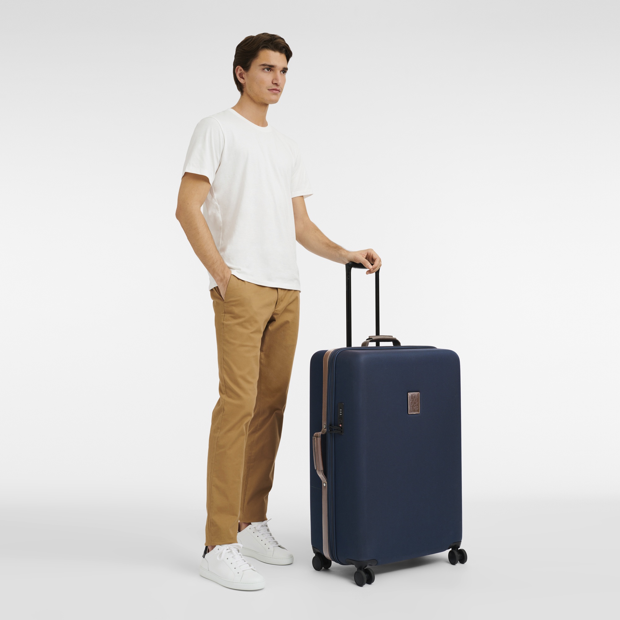Boxford XL Suitcase Blue - Canvas - 2