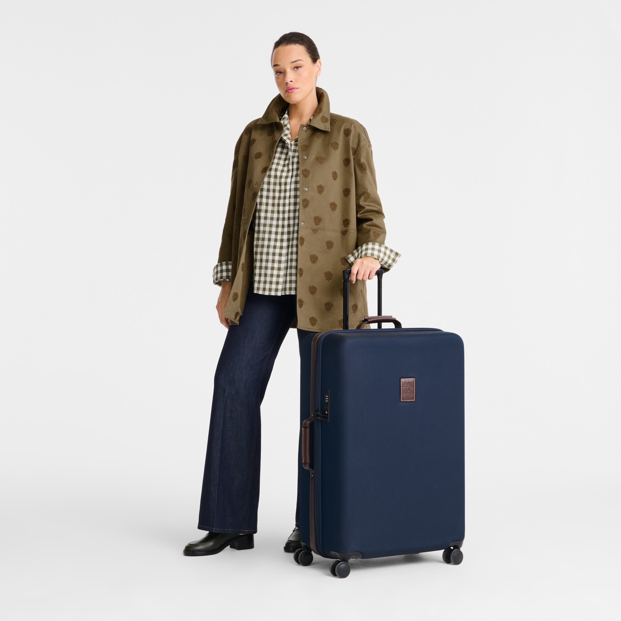 Boxford XL Suitcase Blue - Canvas - 2