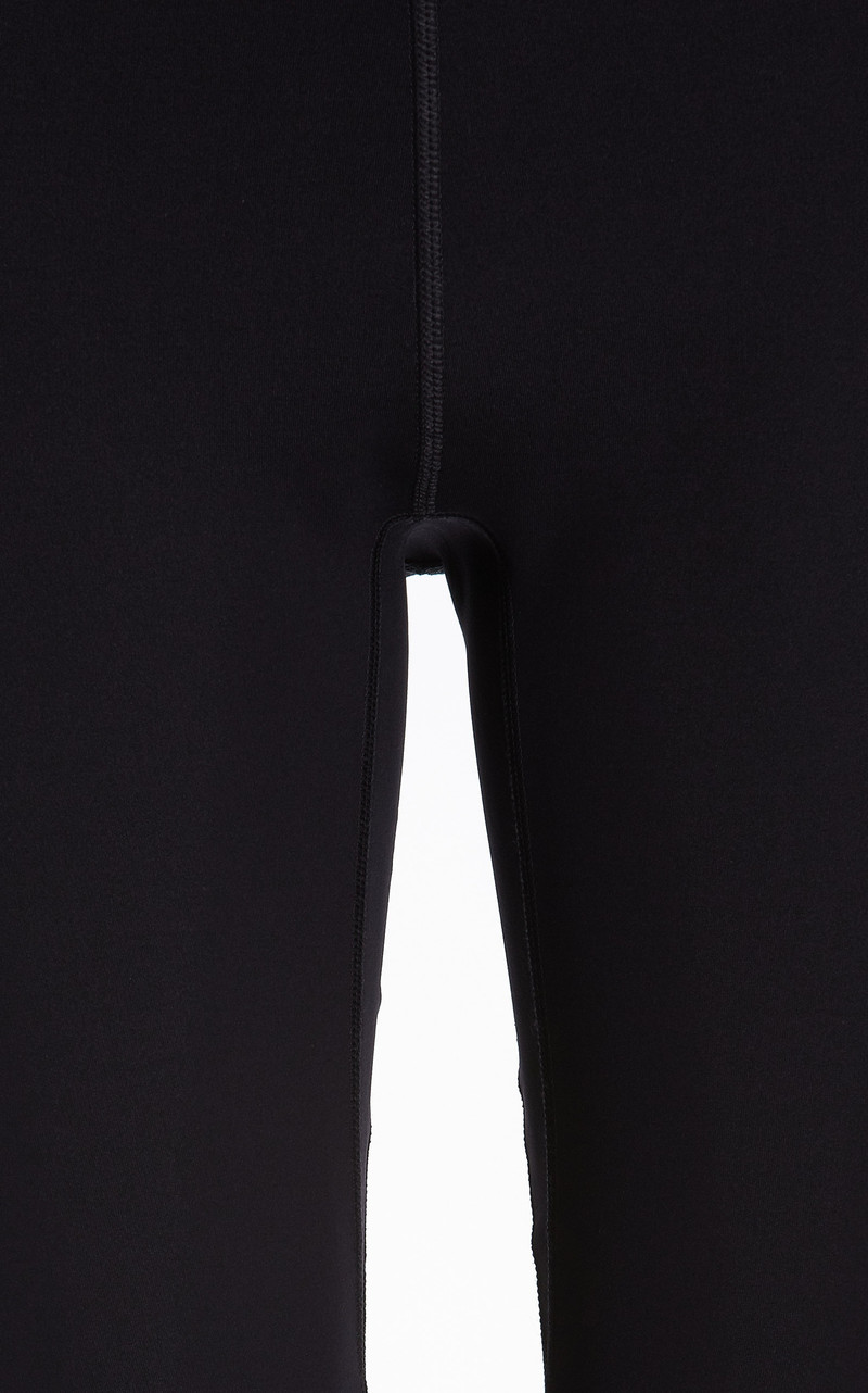 Layered-Cuff Jersey Leggings black 6
