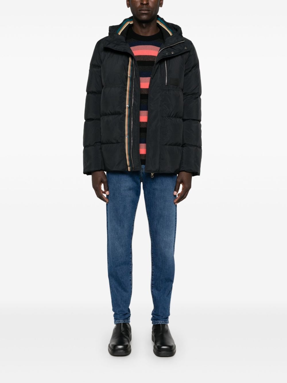 hooded puffer jacket - 2