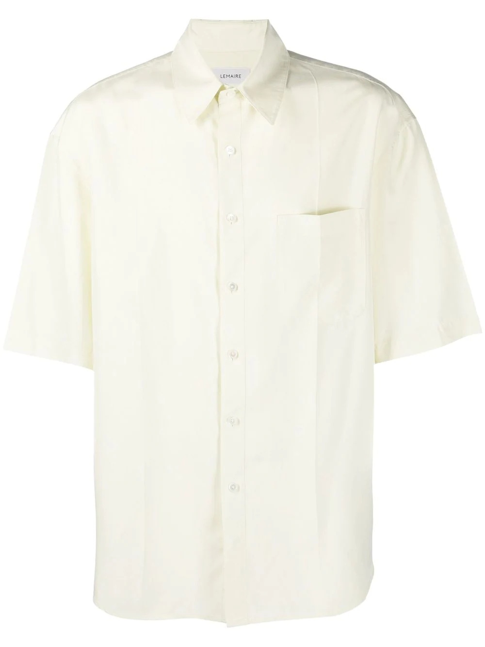 short-sleeve silk polo shirt - 1