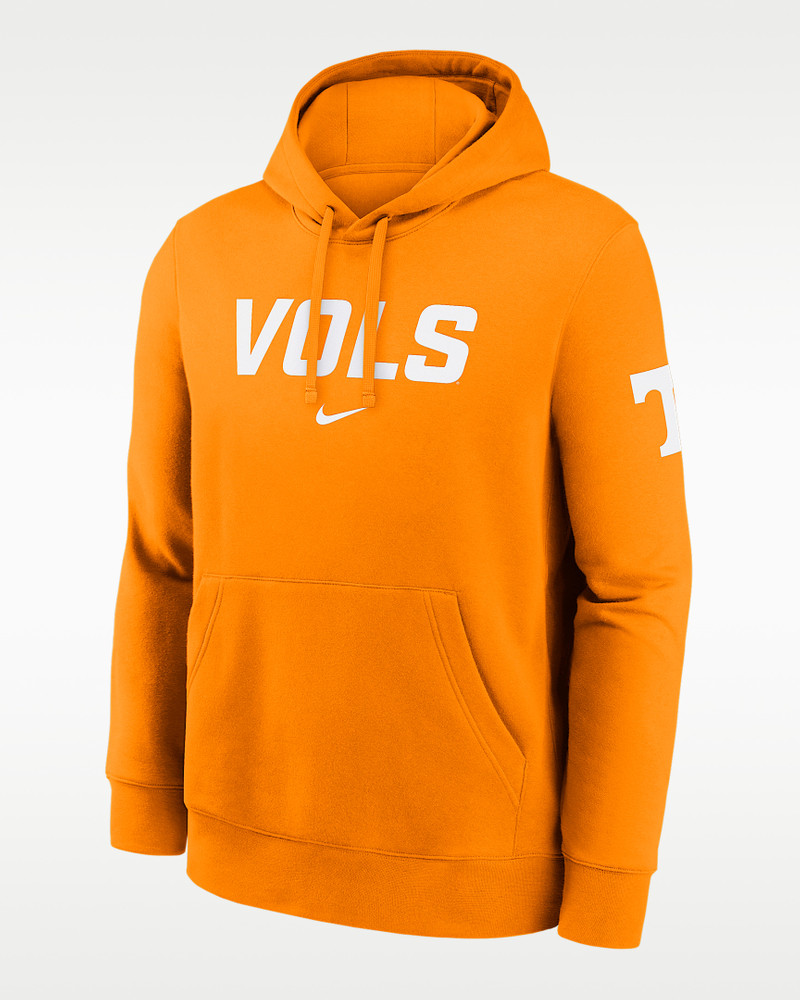 Tennessee Club 2-Hit Nickname Men's Nike College Pullover Hoodie 1