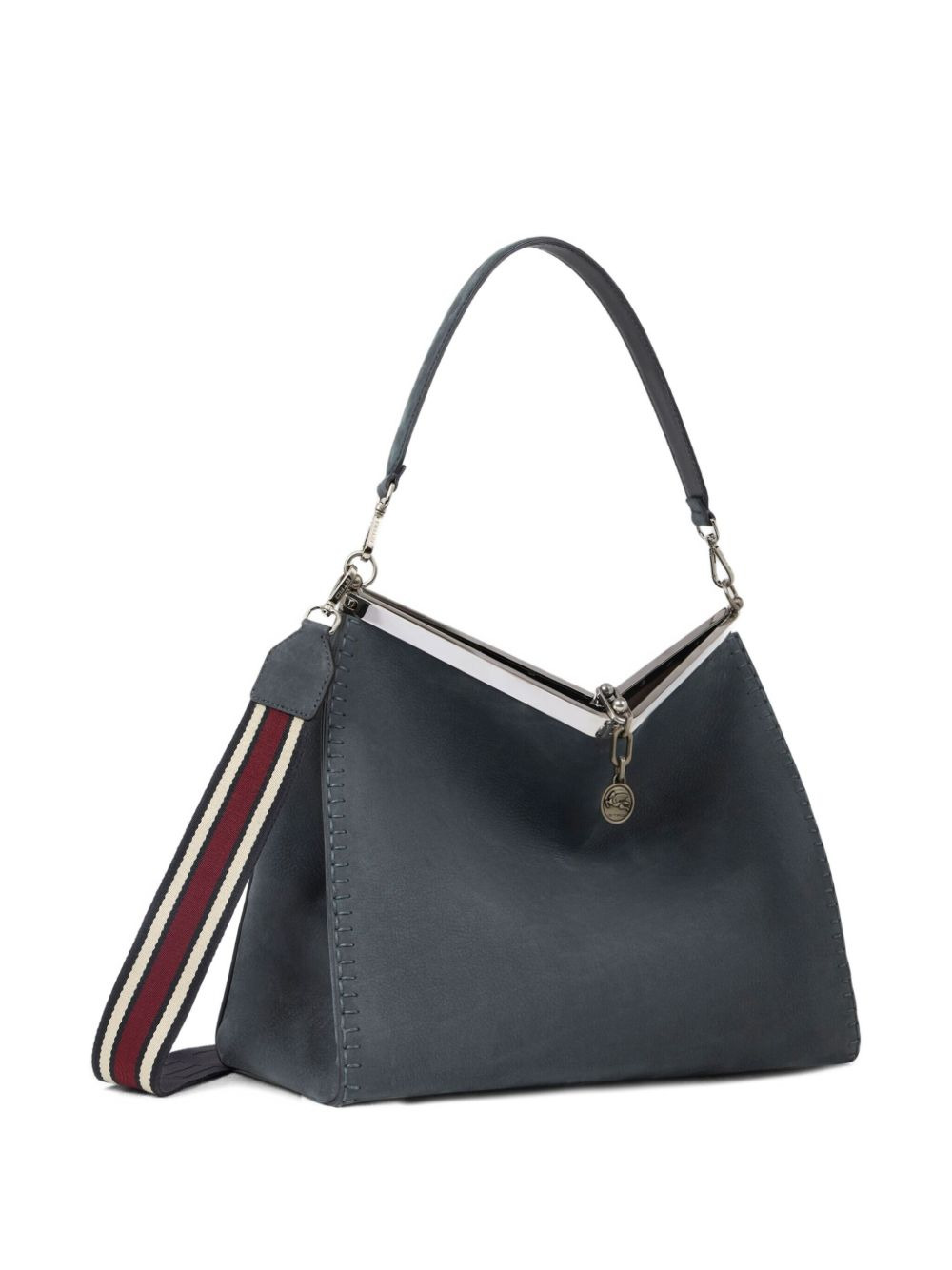 large Vela nubuck-leather tote bag - 4