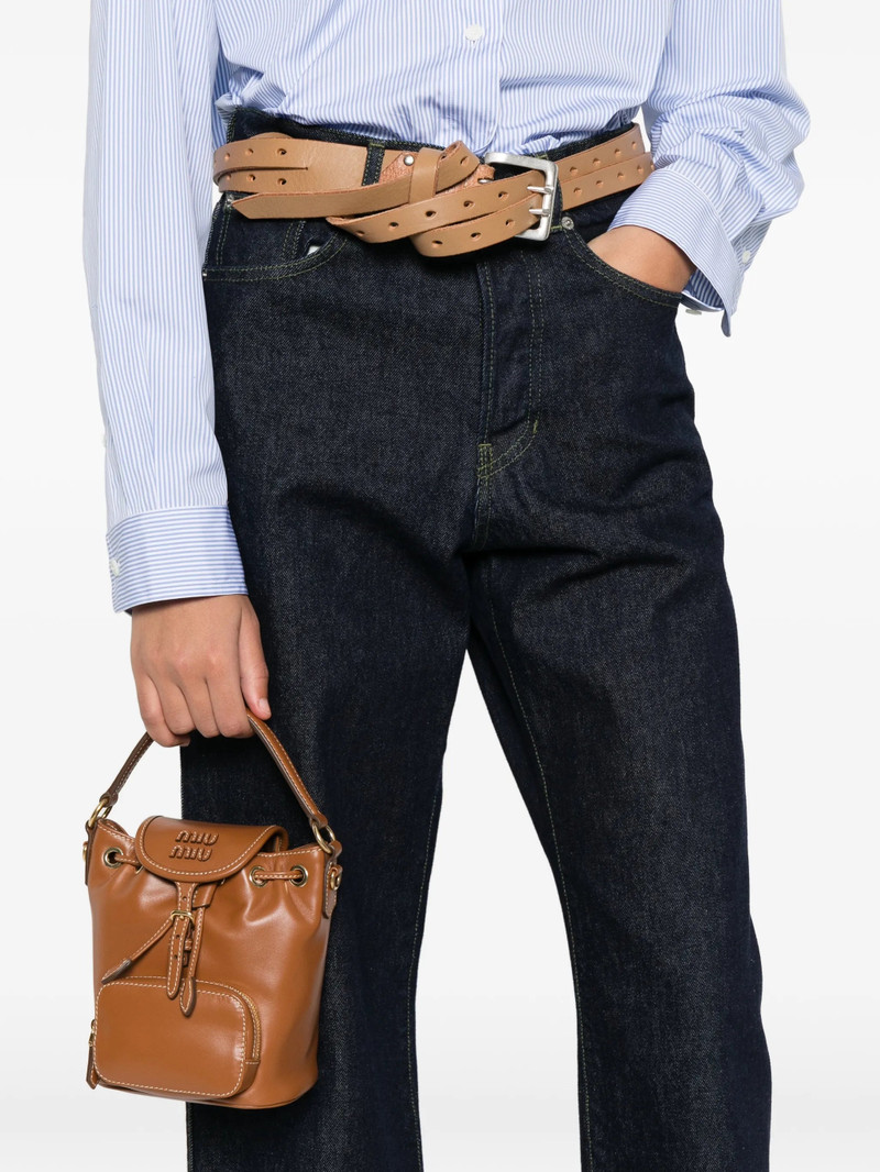 Miu Miu Miu Miu Logo Flap-top Mini Bag outlook