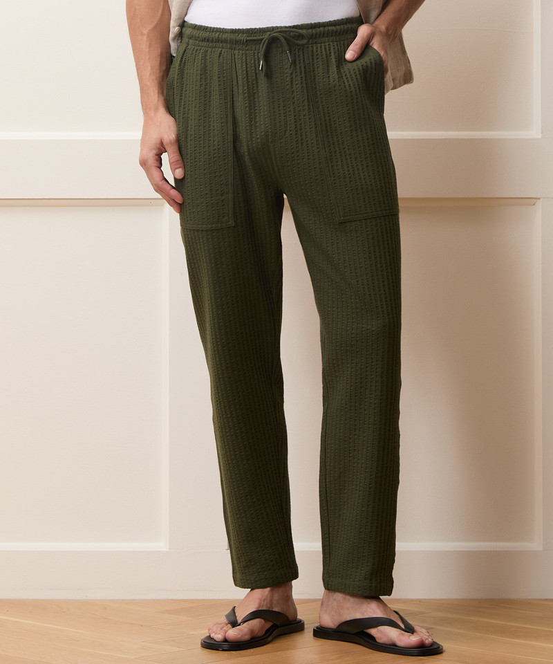 TODD SNYDER Knit Seersucker Pant outlook