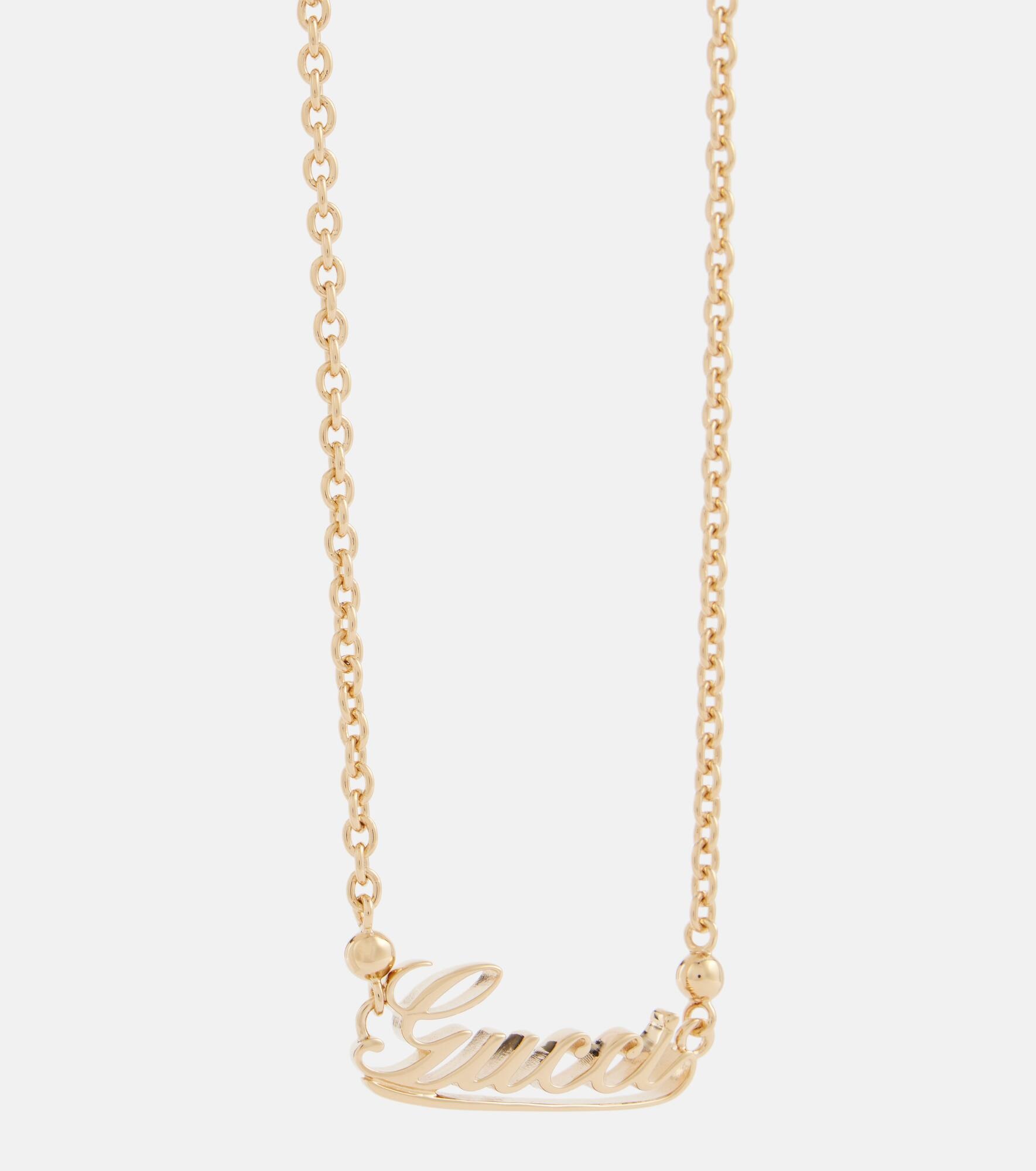 Logo chain necklace - 4