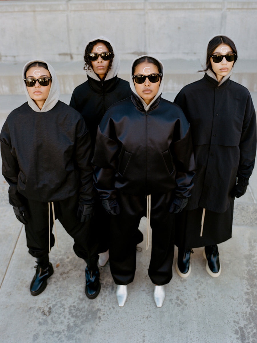 Womens Satin Nylon Bomber Jacket - 5