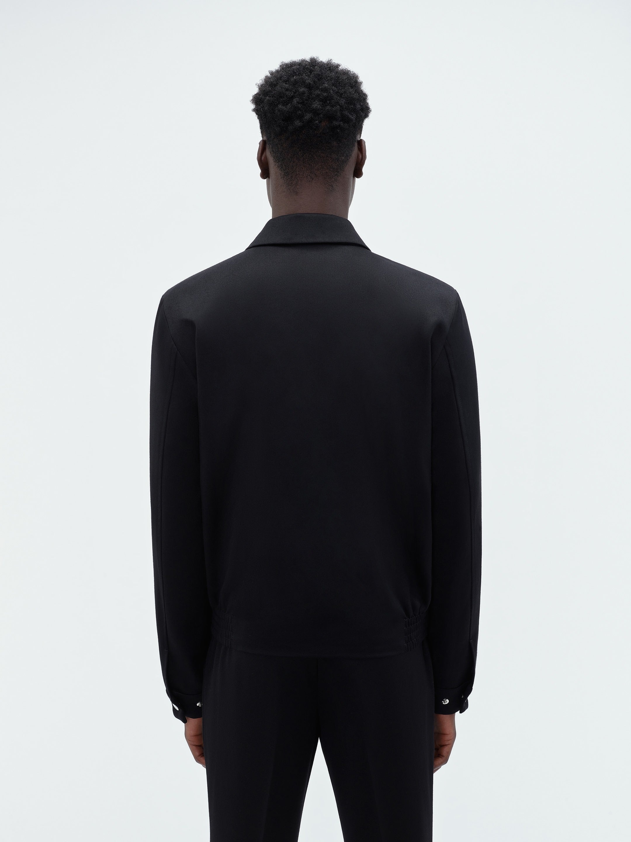 AMIRI ブラックフェイクファーコート サイズ38 AMIRI ブラックフェイクファーコート サイズ38