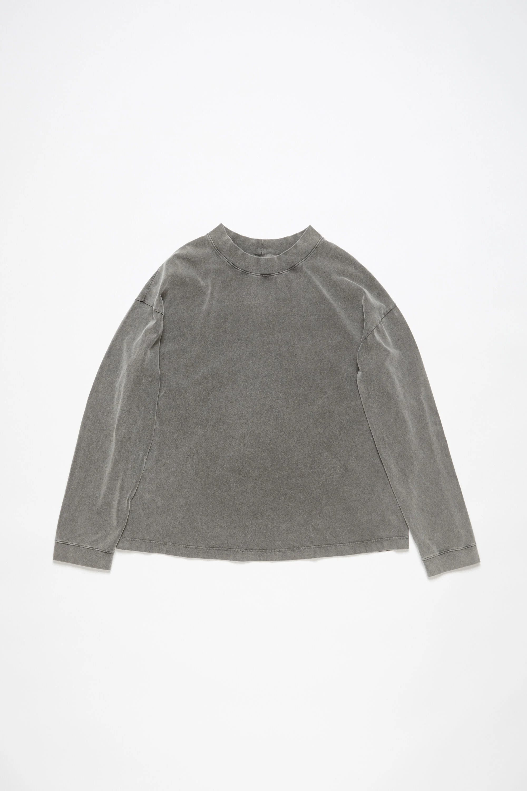 Crew neck sweater - Relaxed unisex fit - Faded black - 5