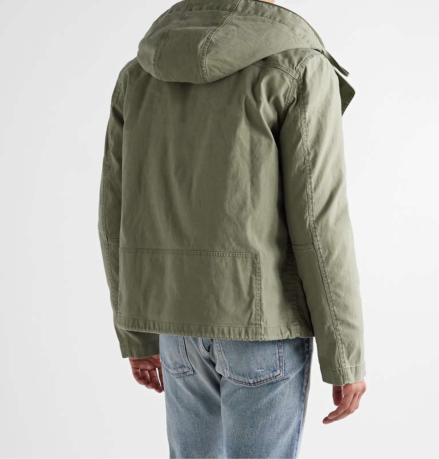 Cotton-Twill Jacket with Detachable Ripstop and Shearling Liner - 5