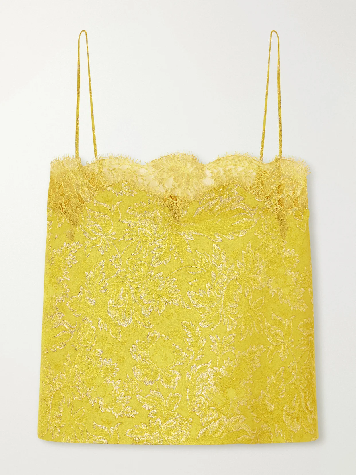 Brocade And Lace Cami - 1