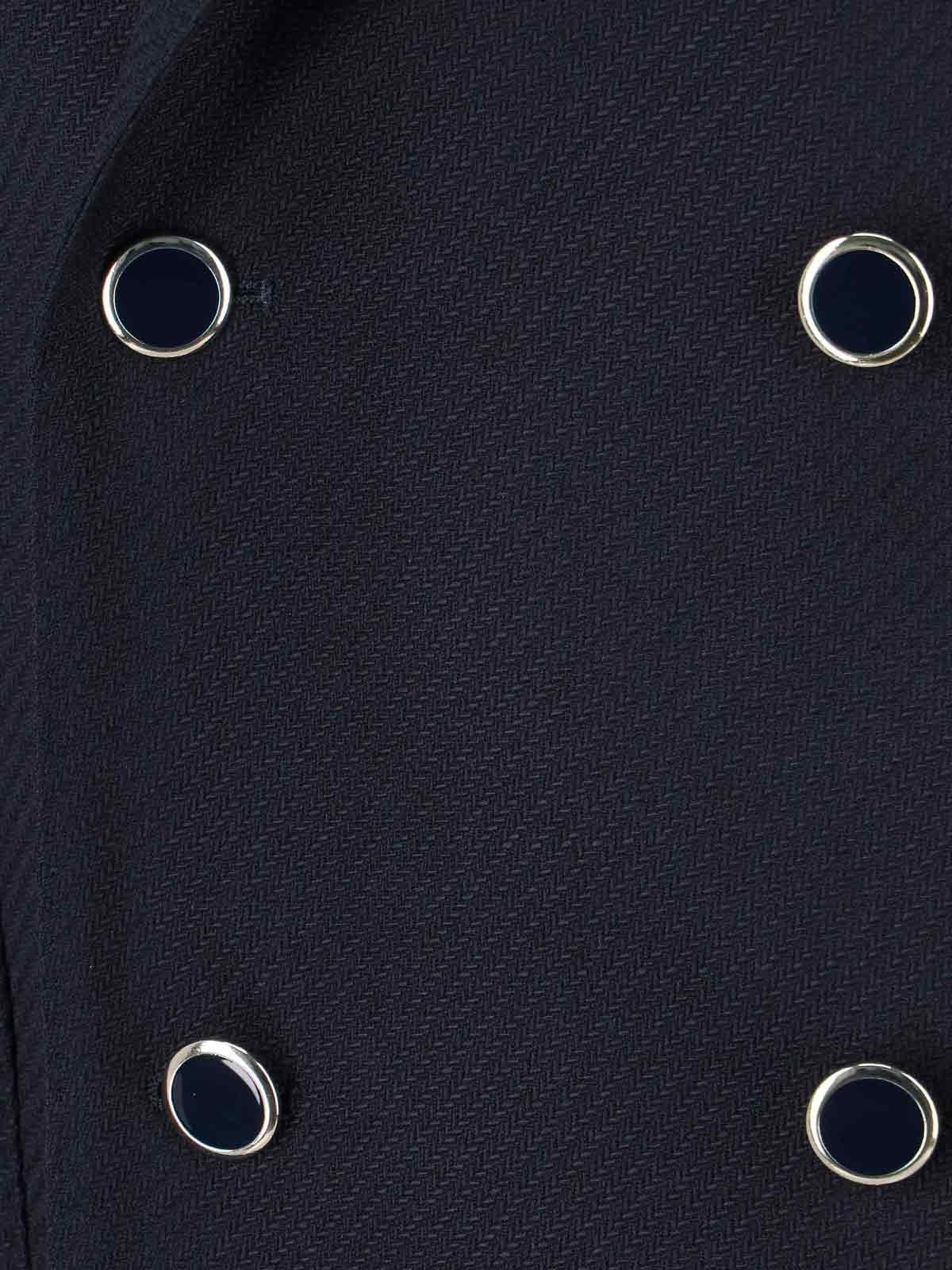 DOUBLE-BREASTED VIRGIN WOOL BLAZER - 3