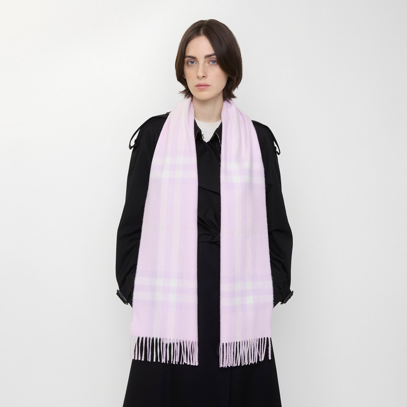 Check Cashmere Scarf 3