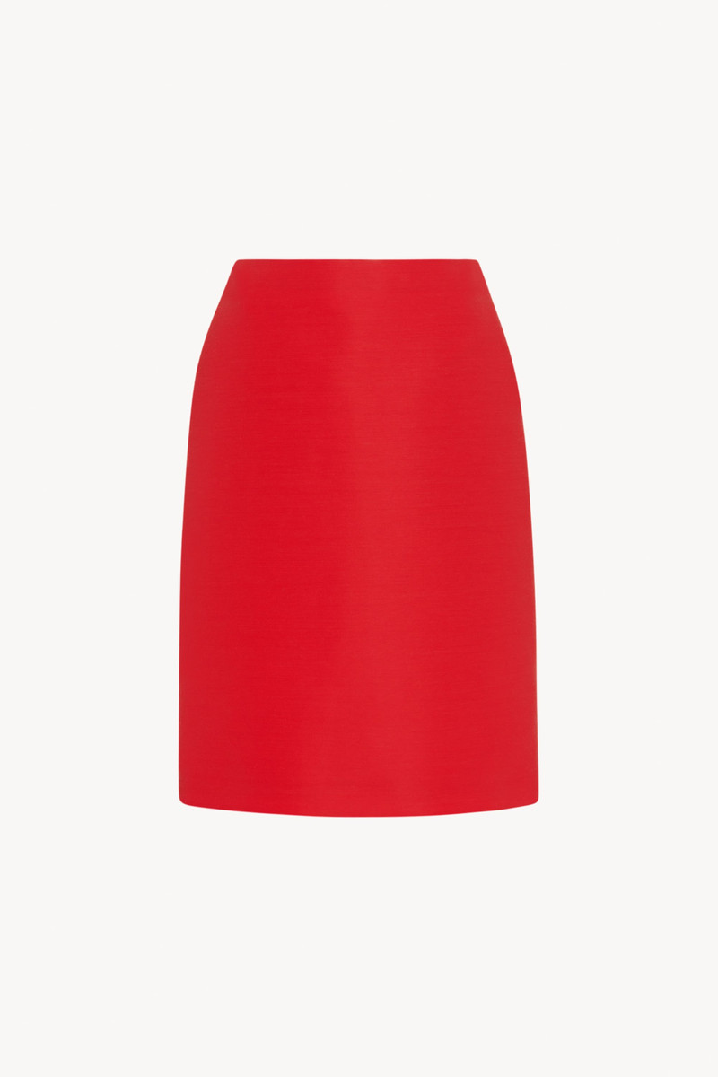 Corinna Skirt in Coated Wool - 1