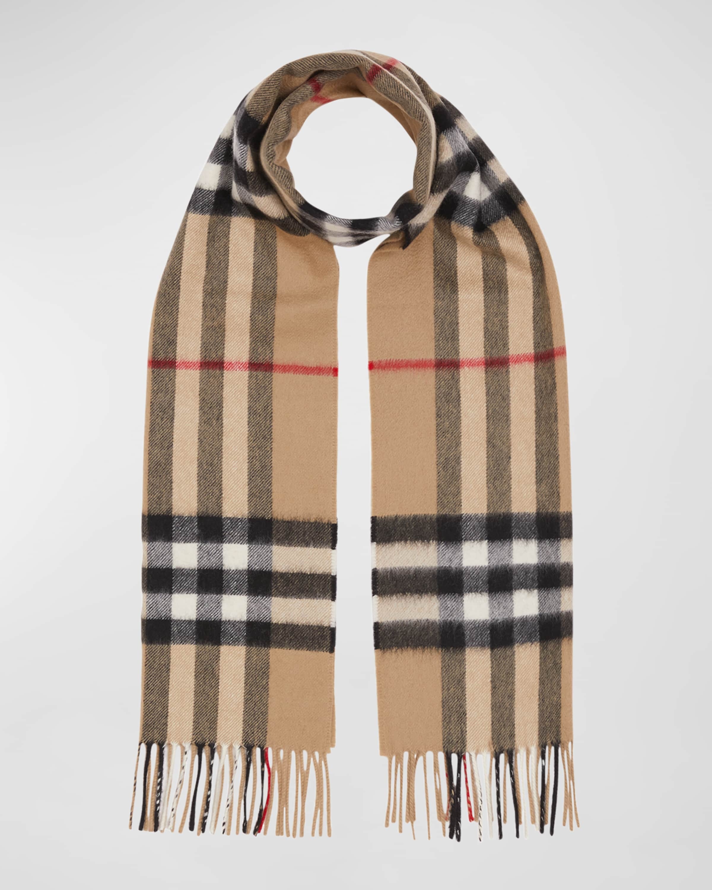 Giant Check Cashmere Scarf - 3