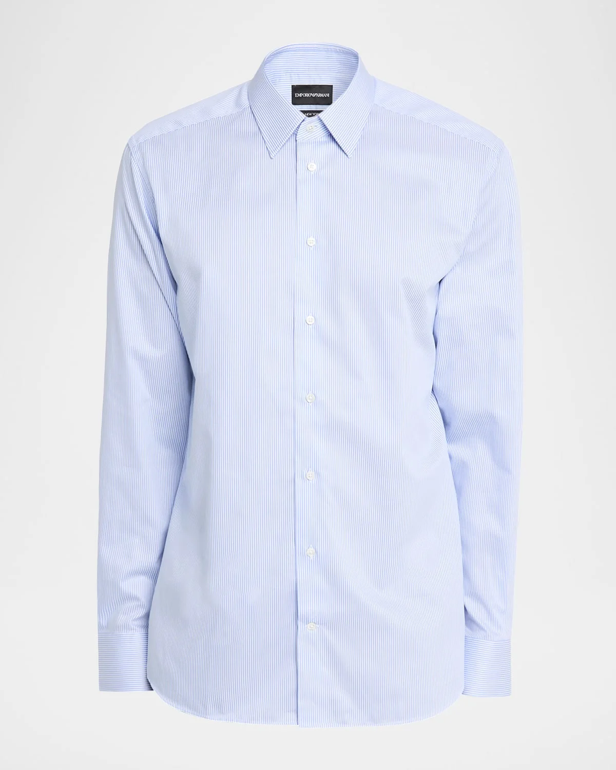 Men's Cotton Micro-Pinstripe Classic Fit Sport Shirt - 1