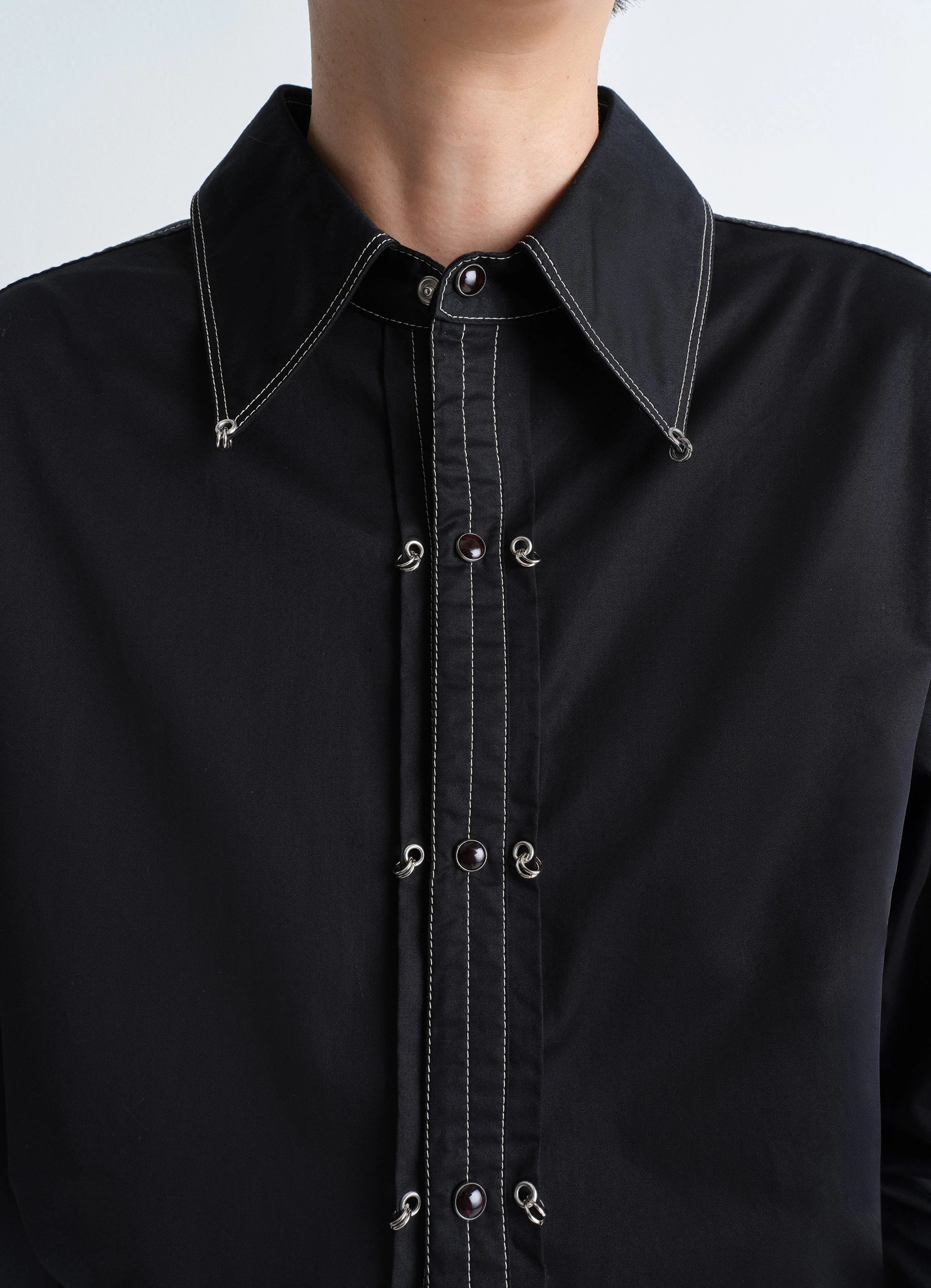 EMBELLISHED METAL SHIRT - 6