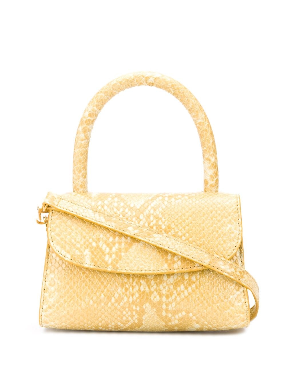 snakeskin mini bag - 1