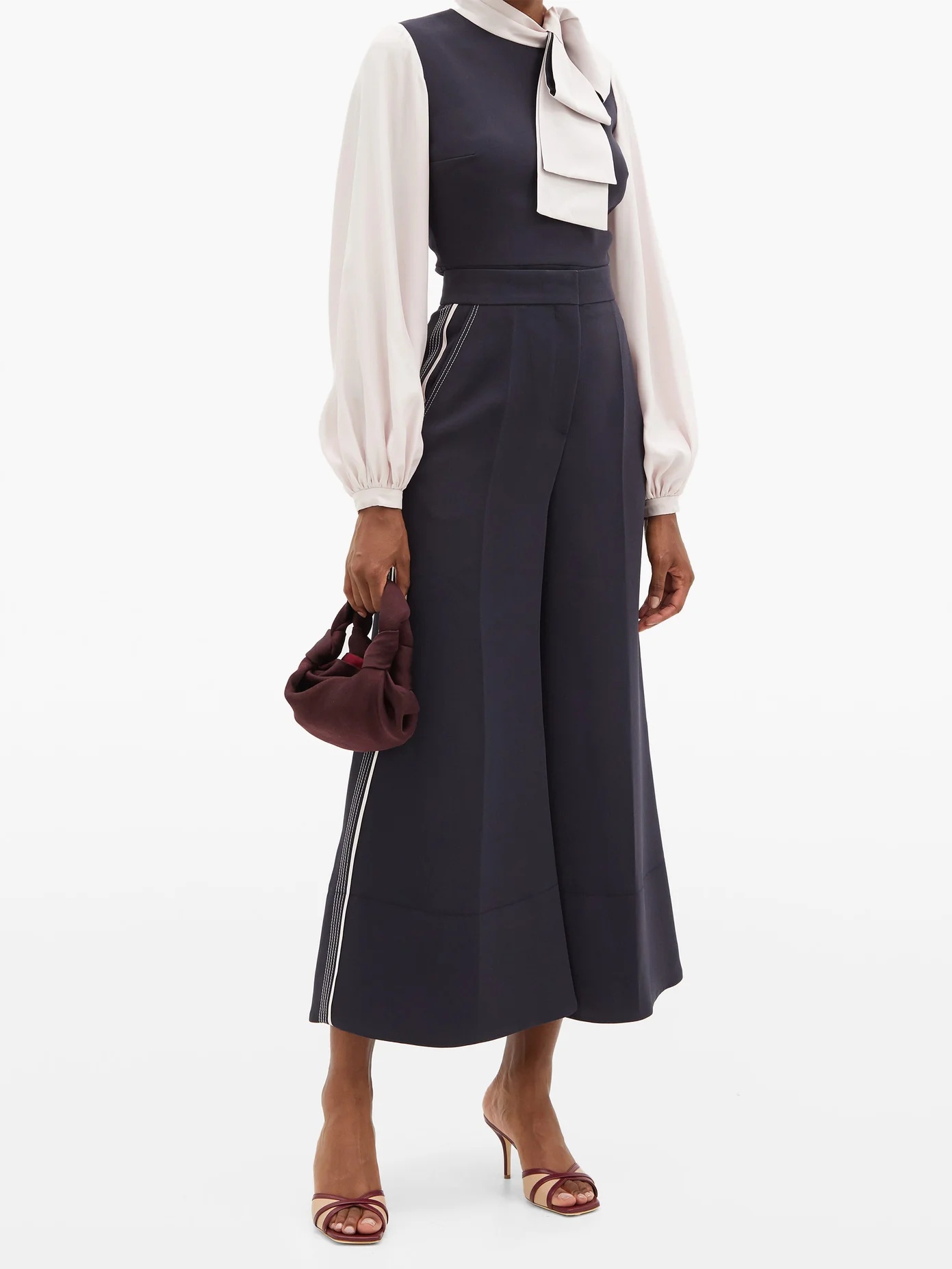 Hasani high-rise cady culottes - 2