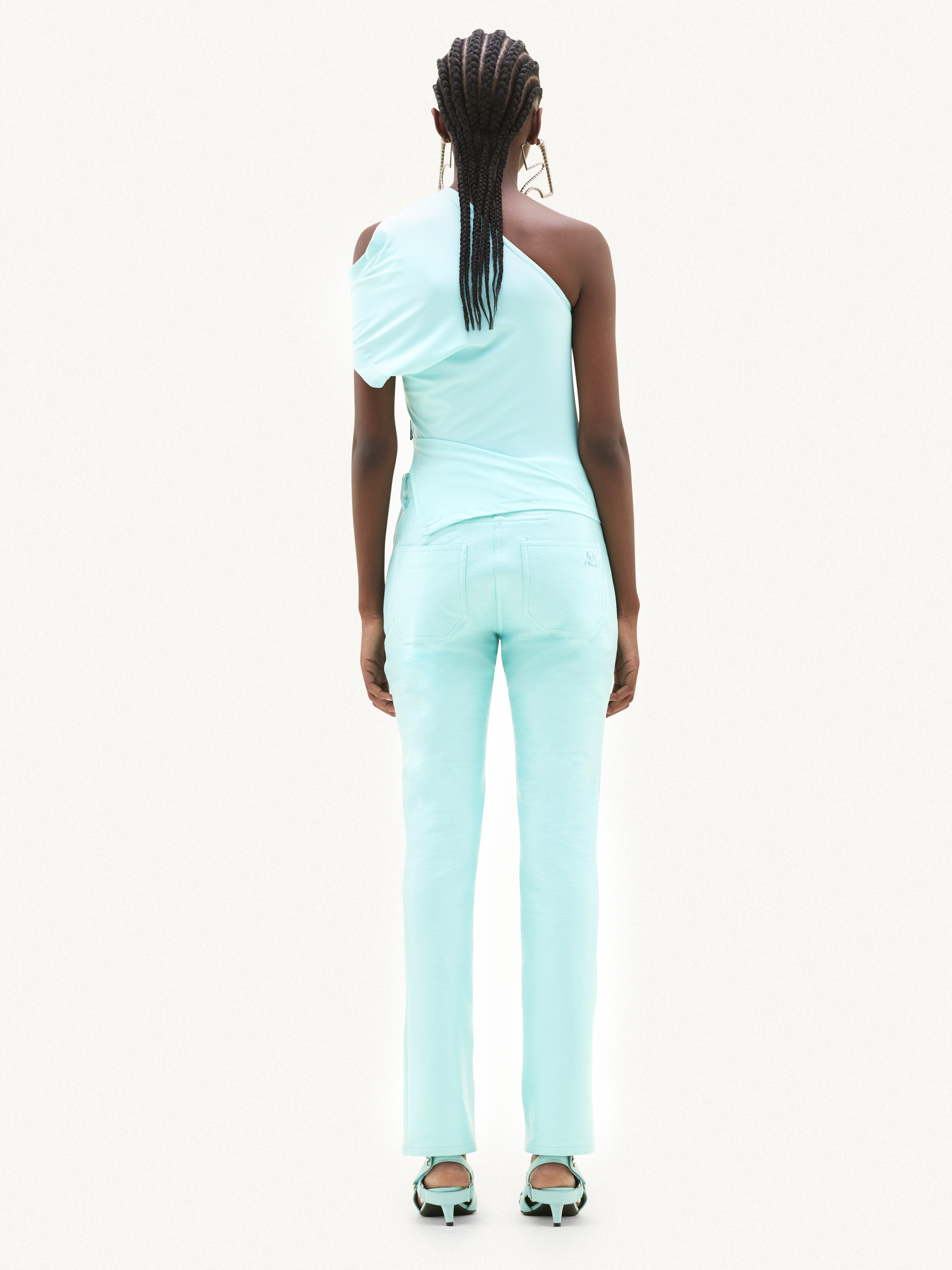 VINYL 5-POCKET ICONIC PANTS - 3