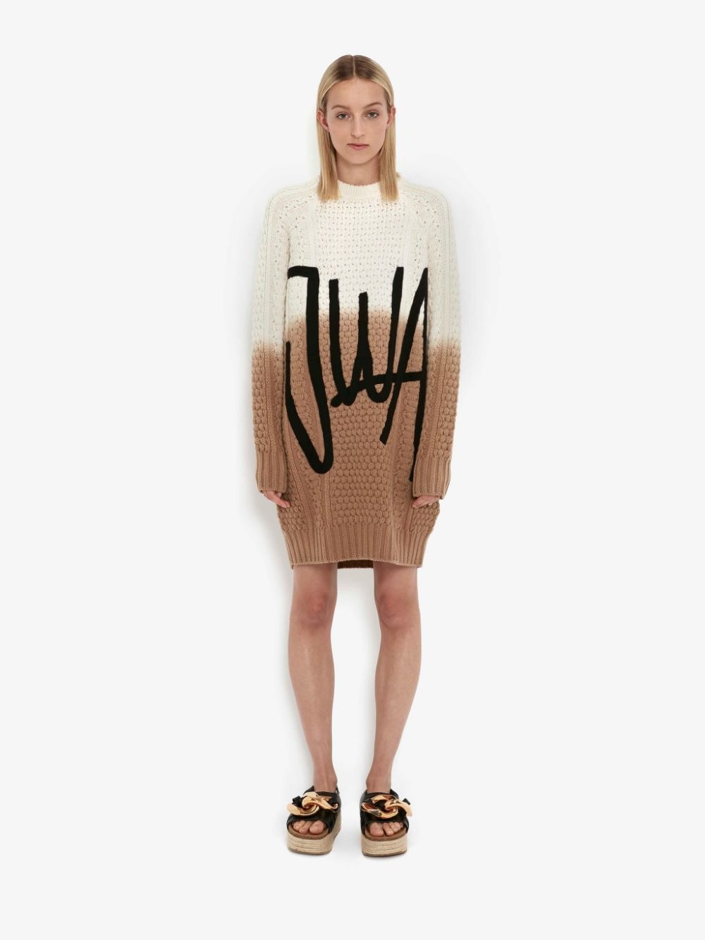 JWA CABLE CREWNECK MINI DRESS - 2