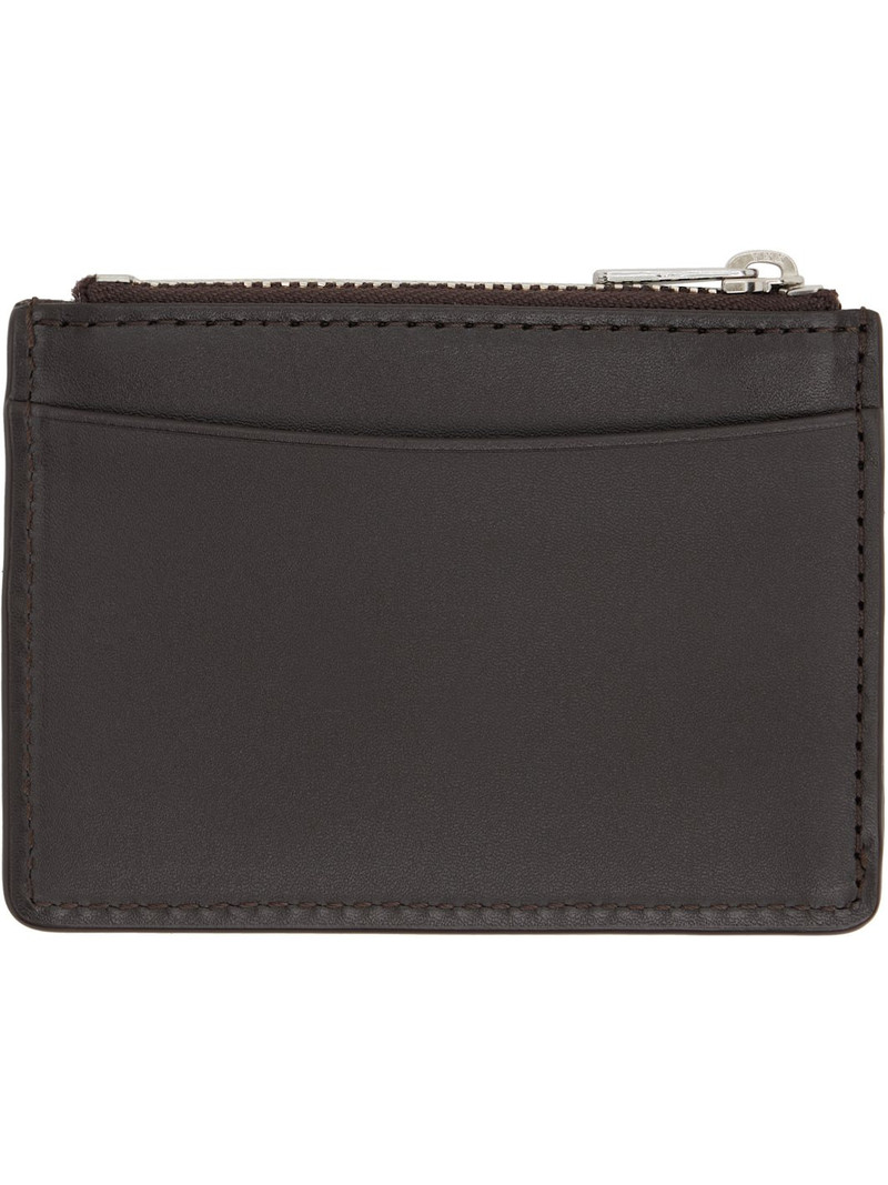 A.P.C. Brown Paris Card Holder outlook