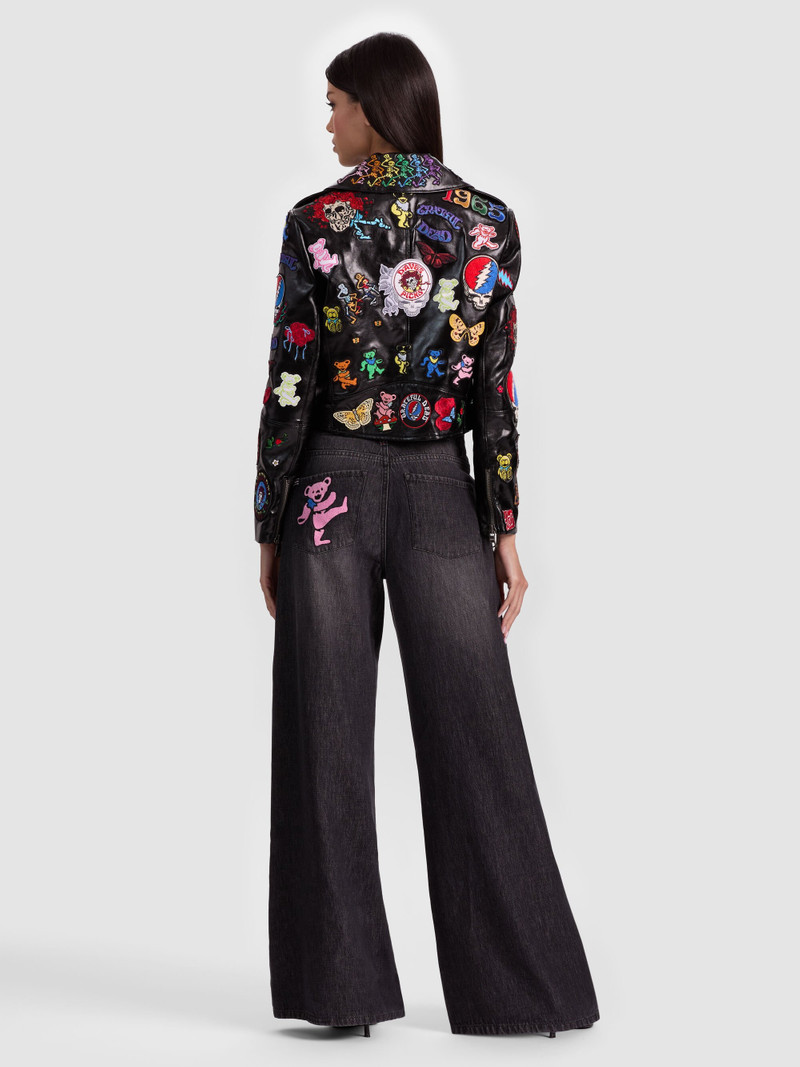 A+O X GRATEFUL DEAD CODY VEGAN MOTO JACKET 5