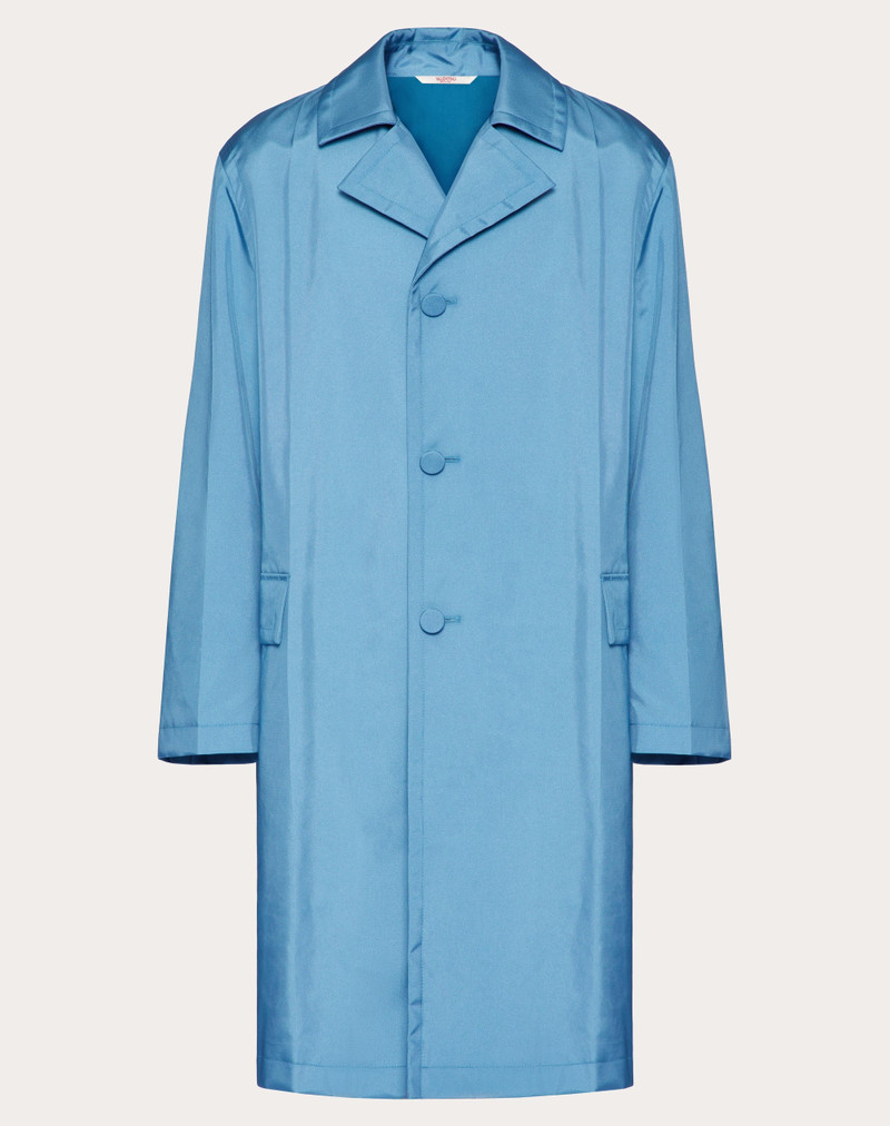 SINGLE-BREASTED NYLON COAT 1