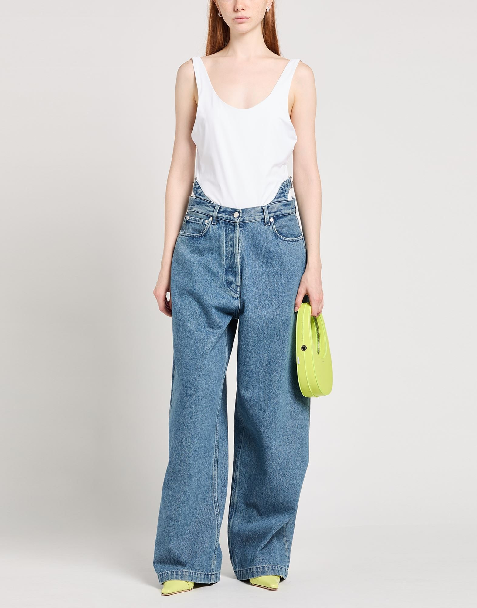 Blue Women's Denim Pants - 2